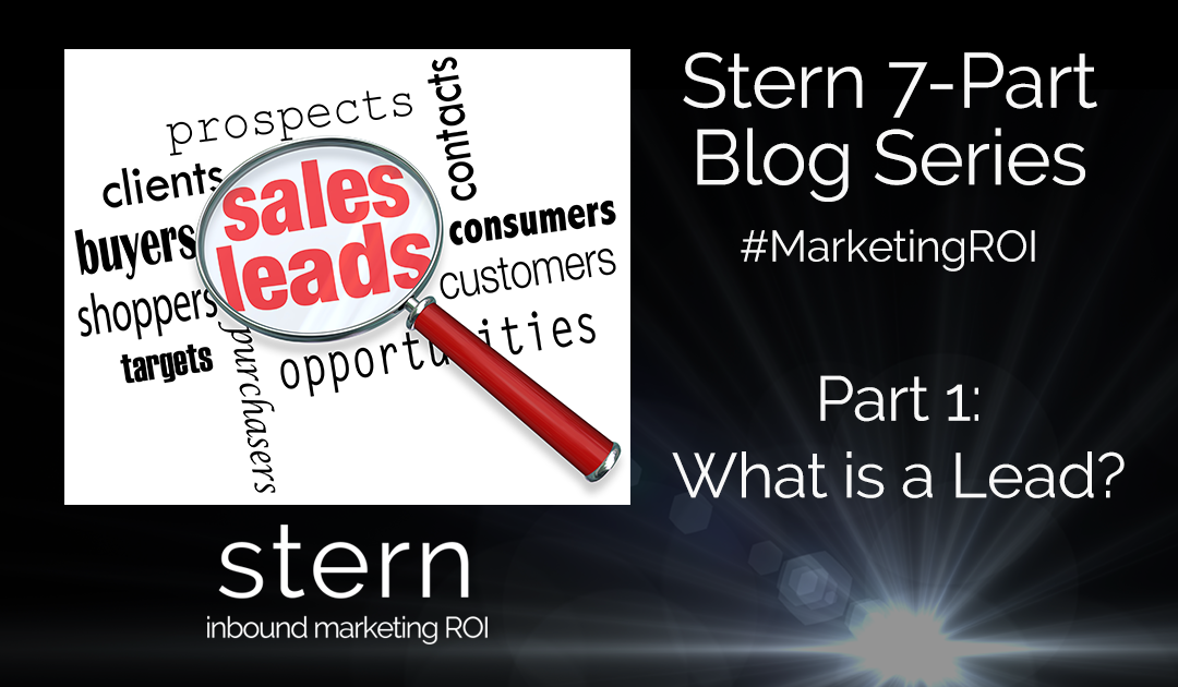 What is a Lead? #MarketingROI