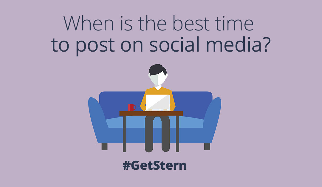 What’s the correct time to post on social media?